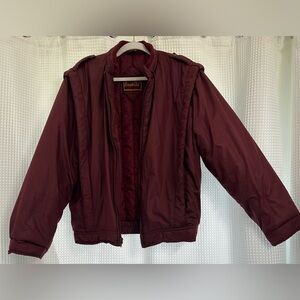 Burgundy Men's/womans Jacket